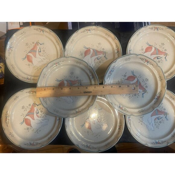 MARMALADE Geese 8868 Vintage International China Japan Salad Plates (4) - Picture 3 of 8
